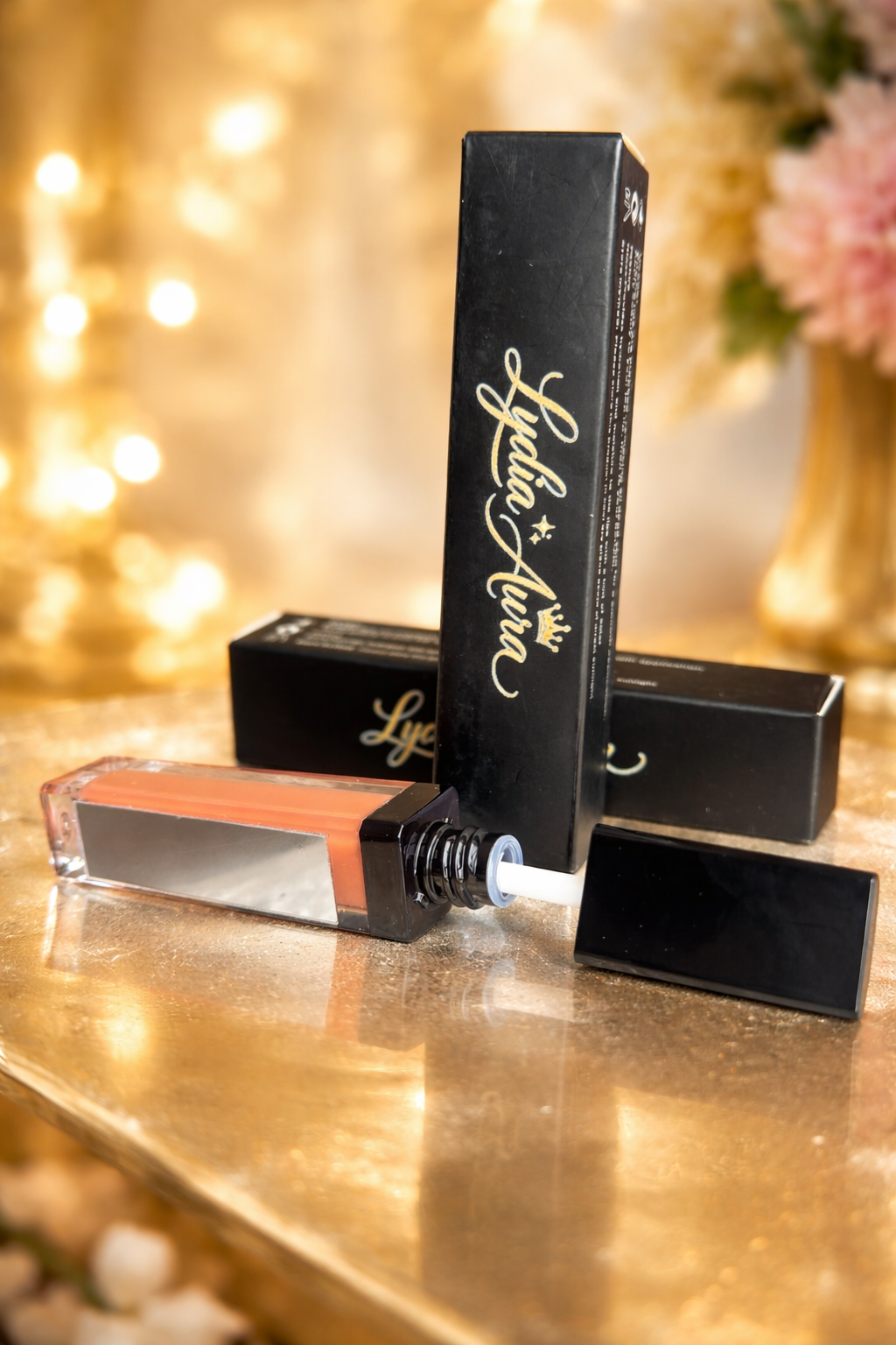 Chic LED light lip gloss